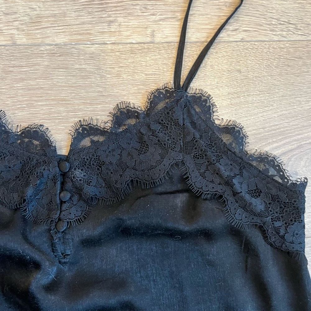 Hyfve Women's Floral Lace Pullover Cami Top Black Size Medium - Picture 2 of 5